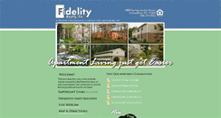 Desktop Screenshot of fidelityrealty.com